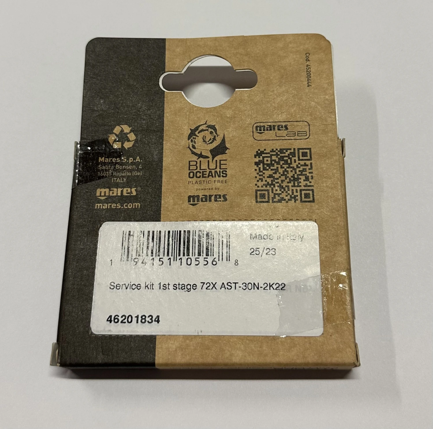 Mares 1. Stufe Service Kit Für 72X AST-30N-2K22 1 Mares 1. Stufe Service Kit Für 72X AST-30N-2K22