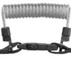 Mares INOX Spiralkabel Mit Karabiner -Actionsport-Wuerzburg Verkäufe 415732 clip estensibile inox con laccio