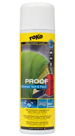 TOKO TENT & PACK PROOF Intensivimprägnierung Für Zelte Taschen Uvm.