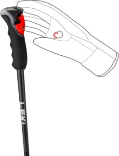 LEKI PEAK VARIO 3D Skistock Mit Trigger System Skistöcke Collection 2024 -Actionsport-Wuerzburg Verkäufe 65367611 peak vario 3D black dark 2024 3