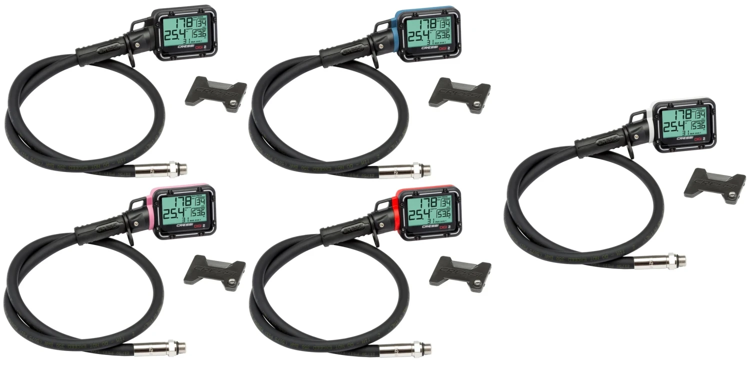 CRESSI DIGI 2 Digitale Konsole Mit Tiefenmesser Finimeter 1 CRESSI DIGI 2 Digitale Konsole Mit Tiefenmesser Finimeter