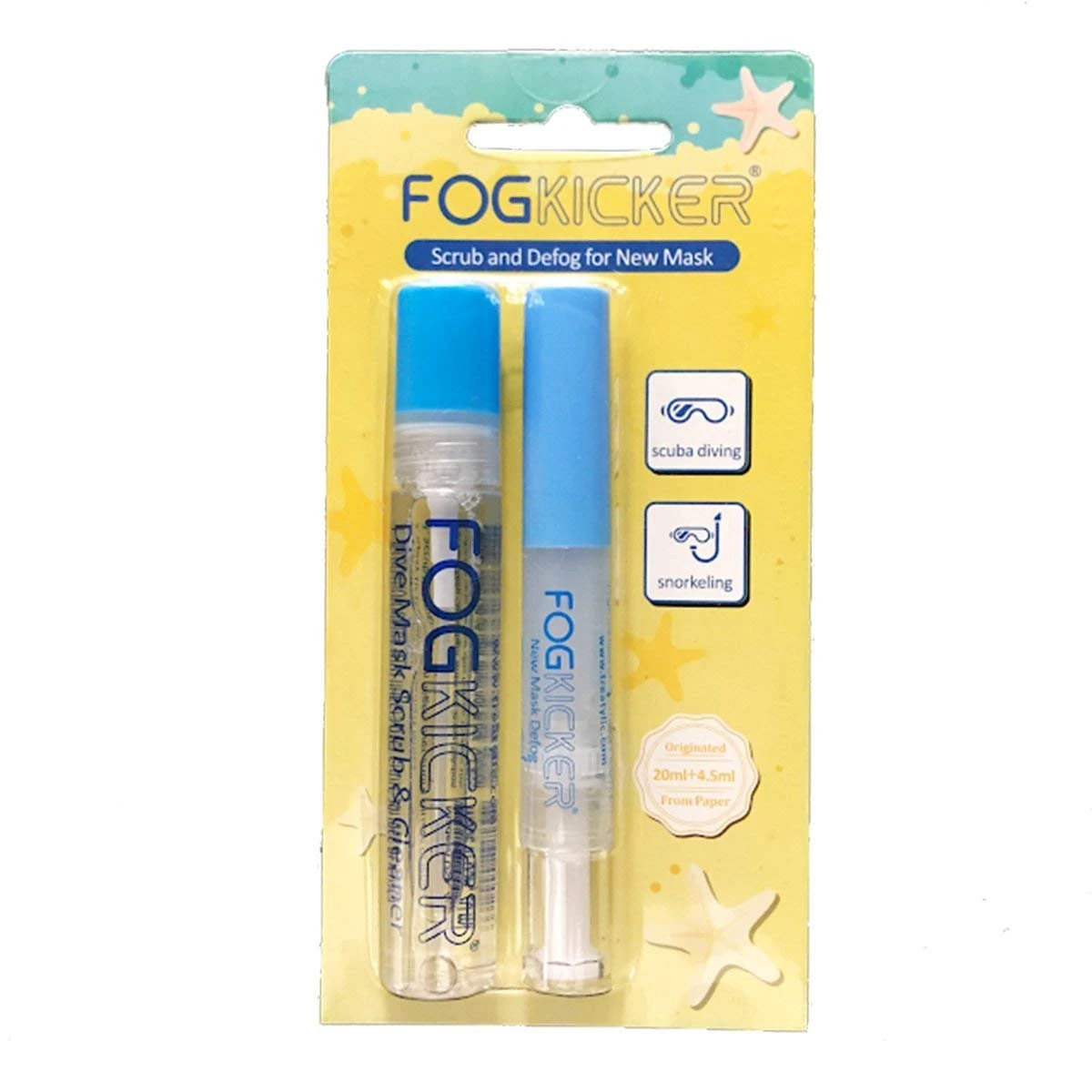 FogKicker Antibeschlagmittel Für Tauchmaske Schwimmbrillen SET 1 FogKicker Antibeschlagmittel Für Tauchmaske Schwimmbrillen SET