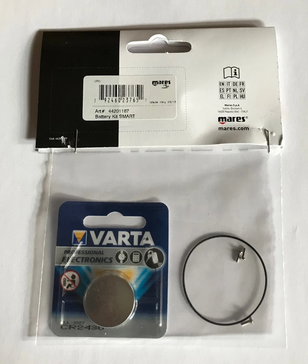Mares SMART Batteriewechselsatz Mit Schrauben Für SMART Tauchcomputer 1 Mares SMART Batteriewechselsatz Mit Schrauben Für SMART Tauchcomputer