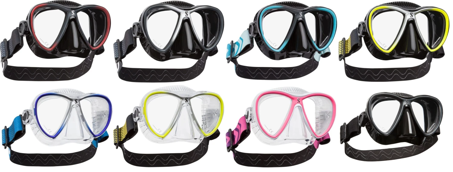 Scubapro SYNERGY TWIN Mit Comfort Strap Tauchmaske 1 Scubapro SYNERGY TWIN Mit Comfort Strap Tauchmaske