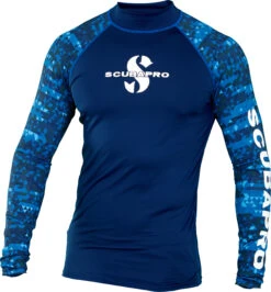 Scubapro AEGEAN Rash Guard Langarm Herren Slim Fit UV-Shirt -Actionsport-Wuerzburg Verkäufe trendy aegean ls m 65 033 ghost 1